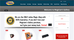 Desktop Screenshot of magiciansgallery.com