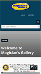 Mobile Screenshot of magiciansgallery.com